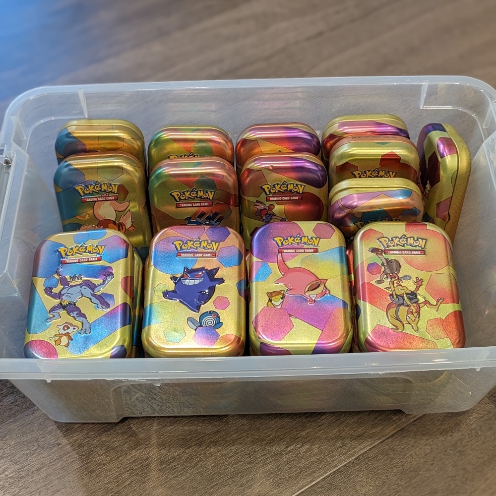 Empty Pokemon 151 Machamp Cubone Mini Tin - Picture 3 of 3